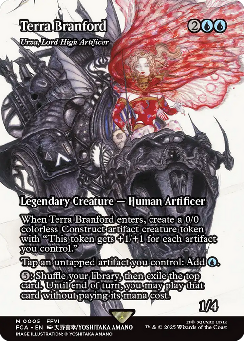Terra Branford - Urza, Lord High Artificer (Showcase) (FCA-005) - FINAL FANTASY: Through the Ages / Terra Branford (Borderless) - for just $8.06! 