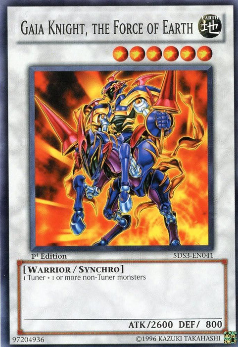 Gaia Knight, the Force of Earth [5DS3-EN041] Common - for just $0.40! 
