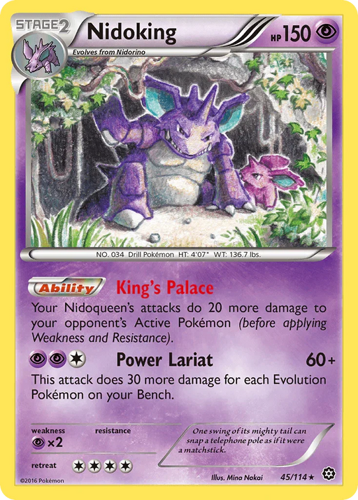 Nidoking (45/114) [XY: Steam Siege] - for just $0.35! 