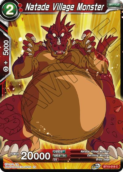 Natade Village Monster (BT15-018) [Saiyan Showdown] - for just $0.10! 
