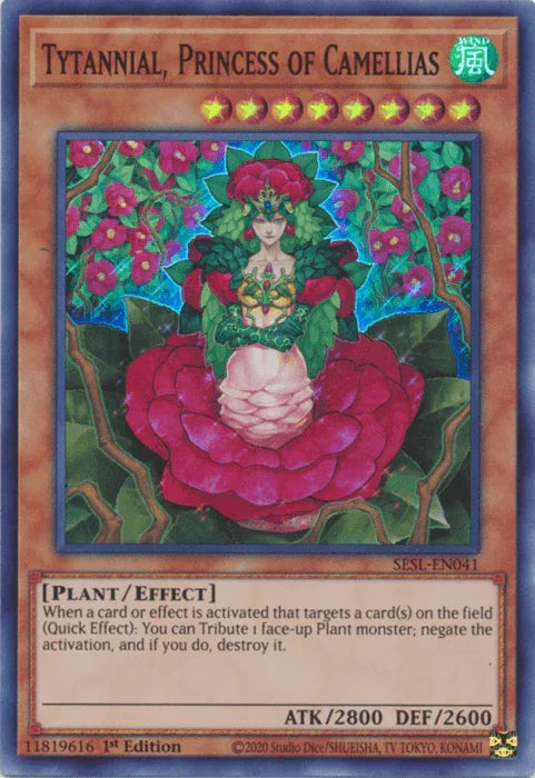 Tytannial, Princess of Camellias [SESL-EN041] Super Rare - for just $0.40! 