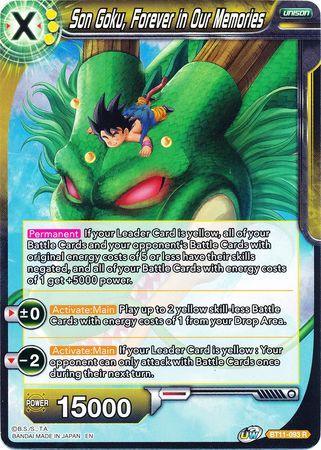 Son Goku, Forever in Our Memories (BT11-093) [Vermilion Bloodline] - for just $1.95! 