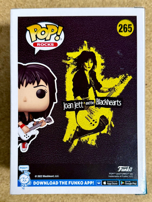 Joan Jett Signed & Joan Jett The Blackhearts Vaulted Funko Pop #265 With JSA COA - for just $400! 
