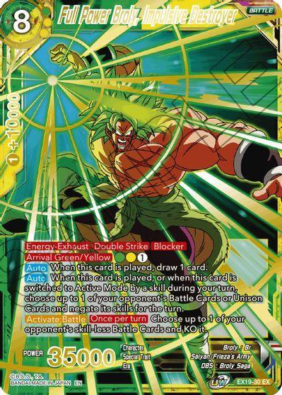 Full Power Broly, Impulsive Destroyer (EX19-30) [Special Anniversary Set 2021] - for just $0.20! 