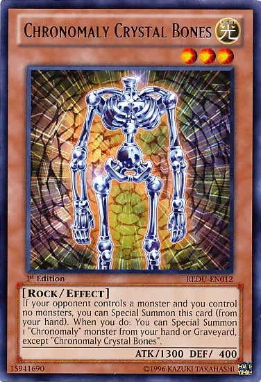 Chronomaly Crystal Bones [REDU-EN012] Rare - for just $0.10! 