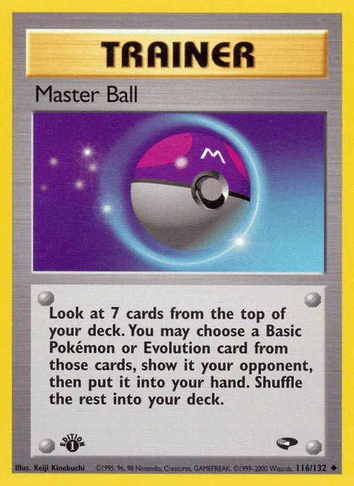 Master Ball (116/132) [Gym Challenge 1st Edition] - for just $1.55! 