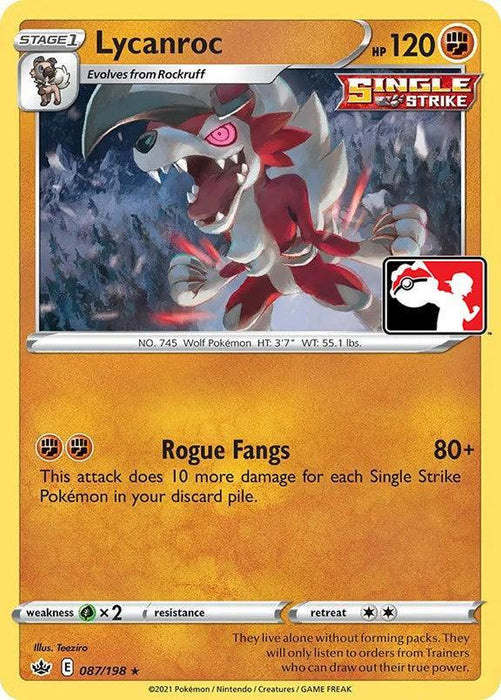 Lycanroc (087/198) [Prize Pack Series One] - for just $0.35! 