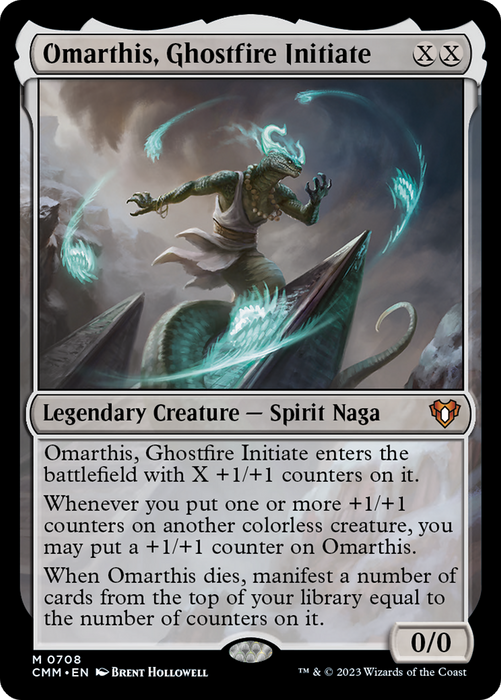Omarthis, Ghostfire Initiate (CMM-708) - Commander Masters Foil - for just $0.32! 