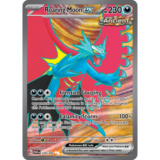 Roaring Moon ex (229/182) [Scarlet & Violet: Paradox Rift] - Just $3.50! Shop now at Retro Gaming of Denver