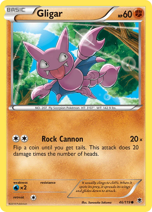 Gligar (46/119) [XY: Phantom Forces] - for just $0.10! 
