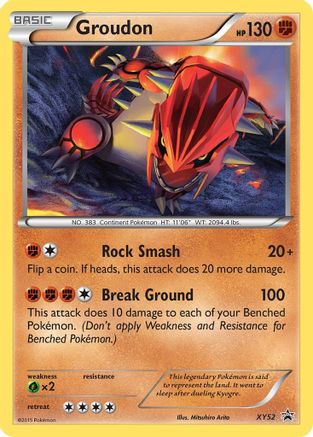 Groudon XY52/211 - XY Promos Holofoil - for just $2.24! 