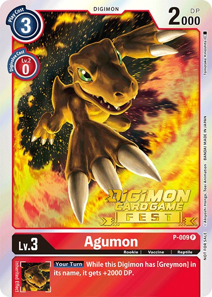 Agumon [P-009] (Digimon Card Game Fest 2022) [Promotional Cards] - Just $0.09! Shop now at Retro Gaming of Denver