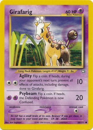 Girafarig (58/111) [Neo Genesis Unlimited] - for just $0.25! 