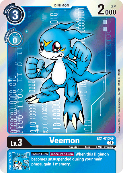 Veemon [EX1-013] [Classic Collection] - Just $0.09! Shop now at Retro Gaming of Denver