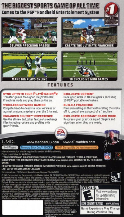 Madden 06 – PlayStation Portable (PSP) - for just $5.99! 