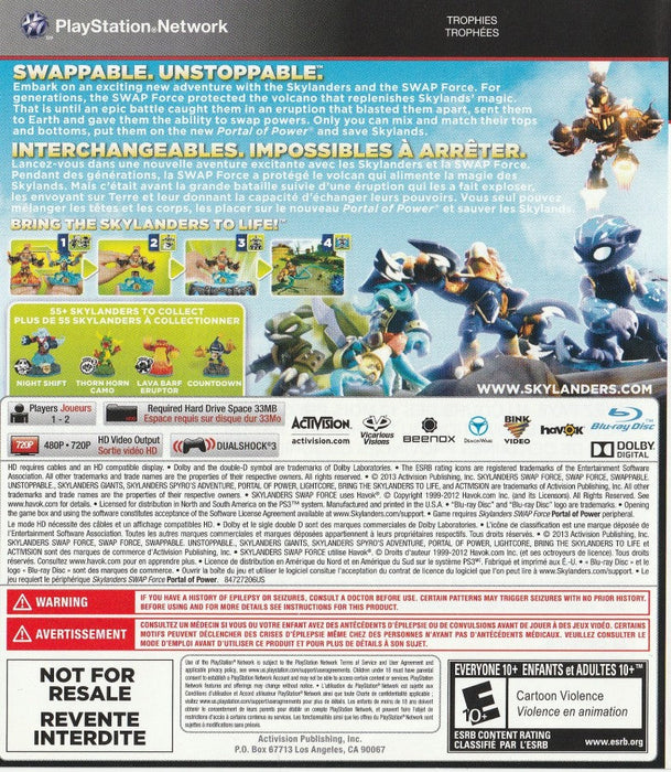 Skylanders: Swap Force – PlayStation 3 (PS3) - for just $14.99! 