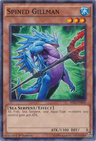Spined Gillman [BP03-EN059] Shatterfoil Rare - for just $3.55! 