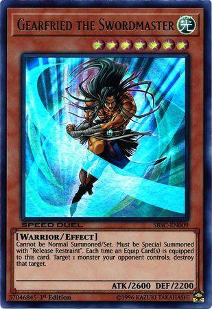 Gearfried the Swordmaster [SBSC-EN009] Ultra Rare - for just $1.40! 