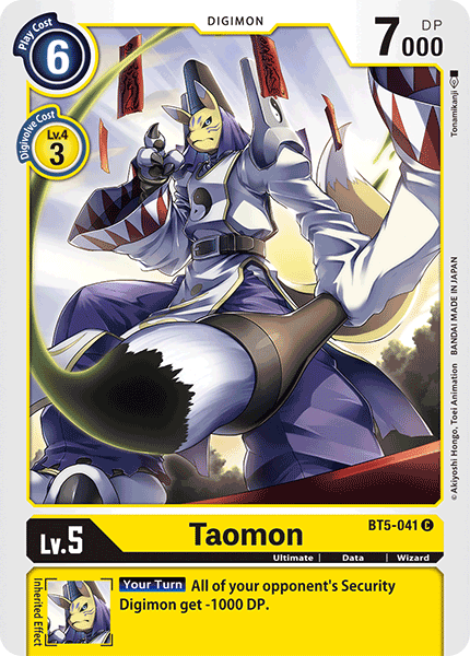 Taomon [BT5-041] [Battle of Omni] - Just $0.09! Shop now at Retro Gaming of Denver