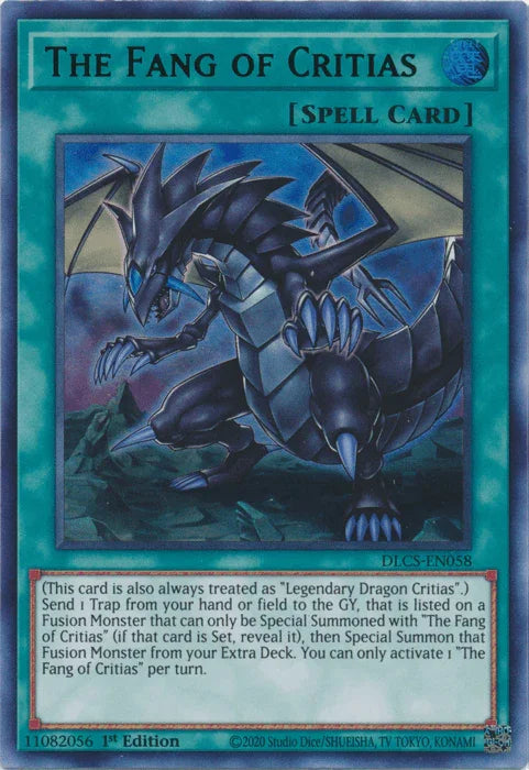 The Fang of Critias (Green) [DLCS-EN058] Ultra Rare - for just $0.35! 