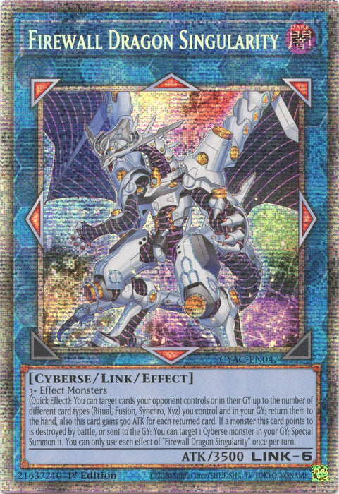 Firewall Dragon Singularity [CYAC-EN047] Starlight Rare - for just $9.15! 