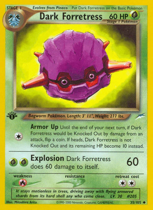 Dark Forretress (35/105) [Neo Destiny 1st Edition] - for just $1.80! 