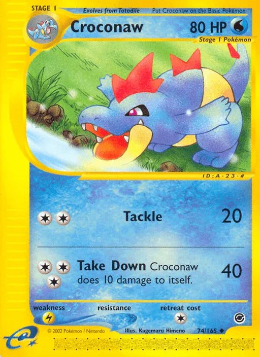 Croconaw (74/165) [Expedition: Base Set] - for just $3.85! 