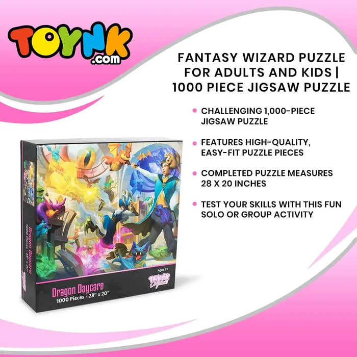 Dragon Daycare 1000 Piece Jigsaw Puzzle Toynk - for just $19.99! 