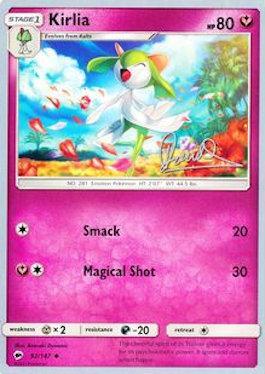 Kirlia (92/147) (Infinite Force - Diego Cassiraga) [World Championships 2017] - Just $0.70! Shop now at Retro Gaming of Denver