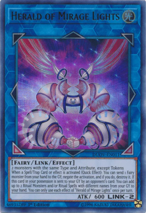 Herald of Mirage Lights [DUOV-EN011] Ultra Rare - for just $0.60! 