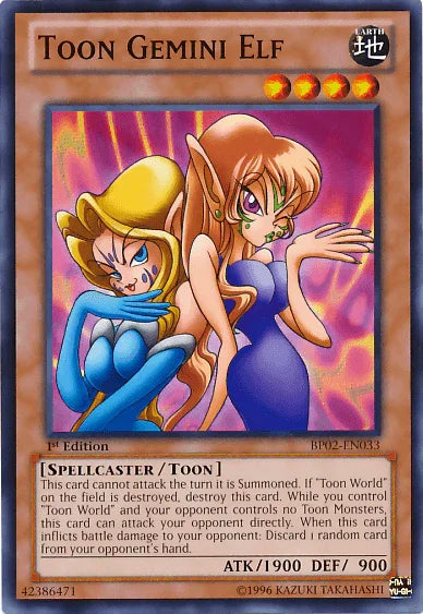 Toon Gemini Elf [BP02-EN033] Mosaic Rare - for just $0.40! 