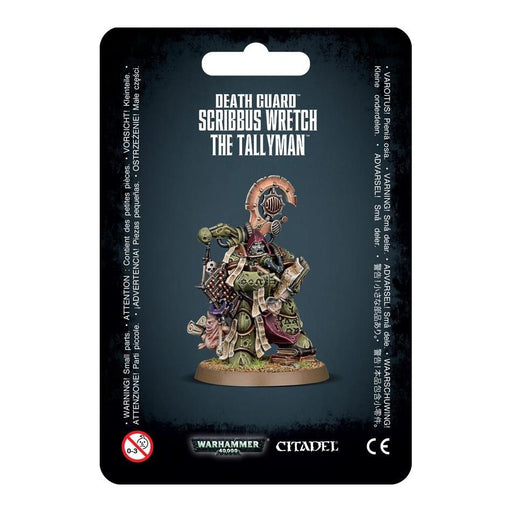 Warhammer 40K: Death Guard - Scribbus Wretch, the Tallyman - Just $35! Shop now at Retro Gaming of Denver