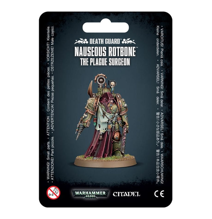 Warhammer 40K: Death Guard - Nauseous Rotbone, the Plague Surgeon - for just $35! 