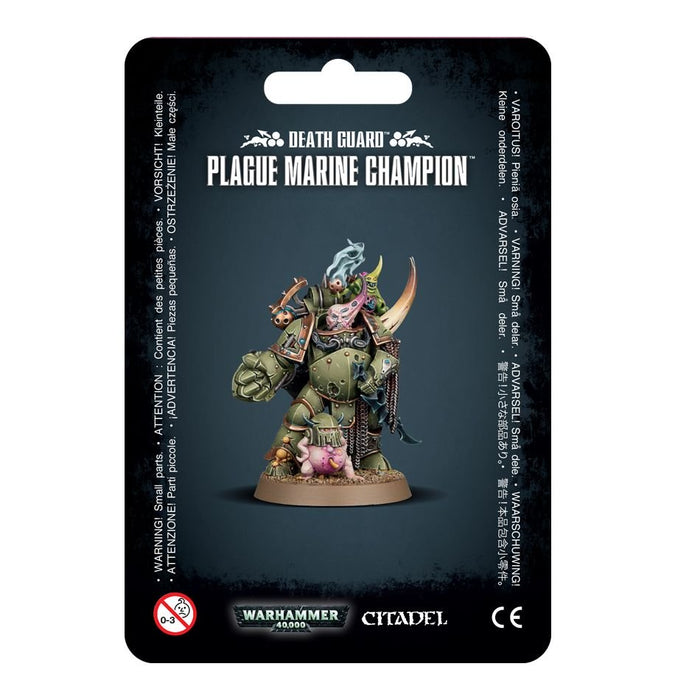 Warhammer 40K: Chaos Space Marines - Plague Marine Champion - for just $35! 