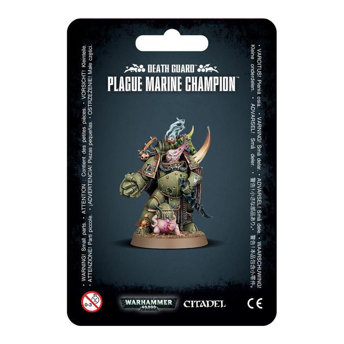 Warhammer 40K: Chaos Space Marines - Plague Marine Champion - Just $35! Shop now at Retro Gaming of Denver