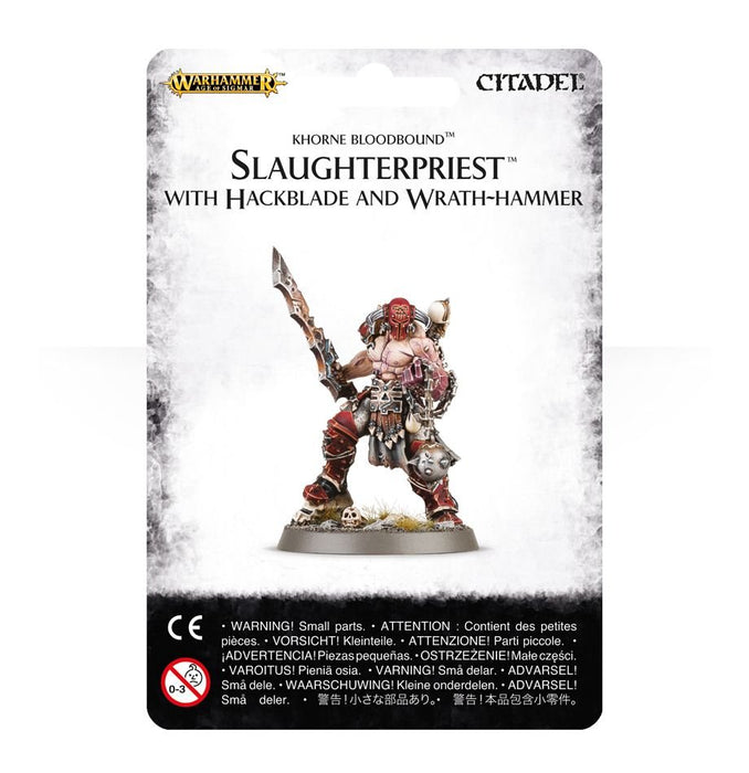 Warhammer: Blades of Khorne - Slaughterpriest with Hackblade and Wrath-hammer - for just $35! 
