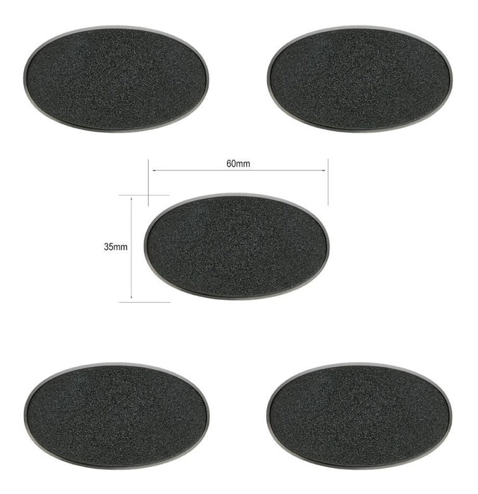 Citadel: 60x35mm Oval Bases (5) - for just $5.25! 
