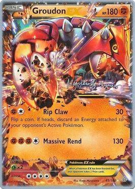 Groudon EX (85/160) (Primal Groudon - Alejandro Ng-Guzman) [World Championships 2015] - for just $1.35! 