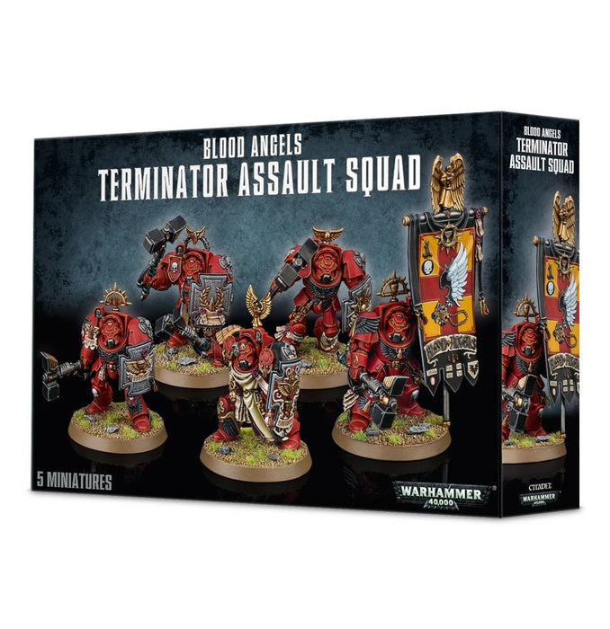 Warhammer 40K: Blood Angels - Terminator Assault Squad - for just $62.50! 