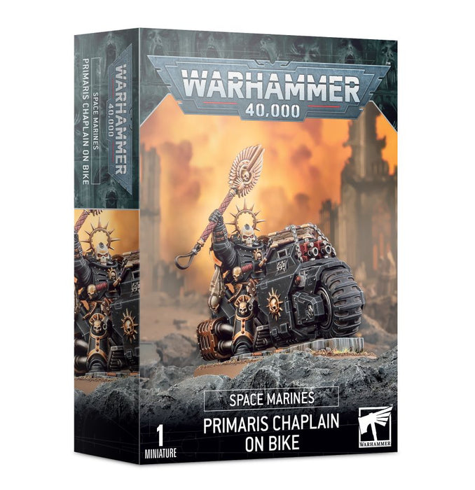 Warhammer 40K: Space Marines - Primaris Chaplain On Bike - for just $60! 
