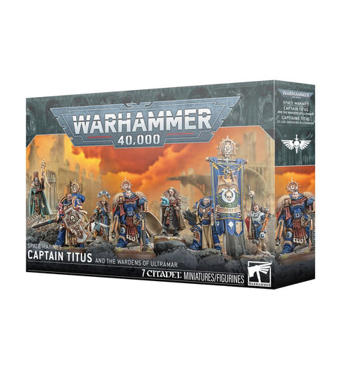 Warhammer 40k: Ultramarines - Captain Titus and The Wardens of Ultramar - for just $93.99! 
