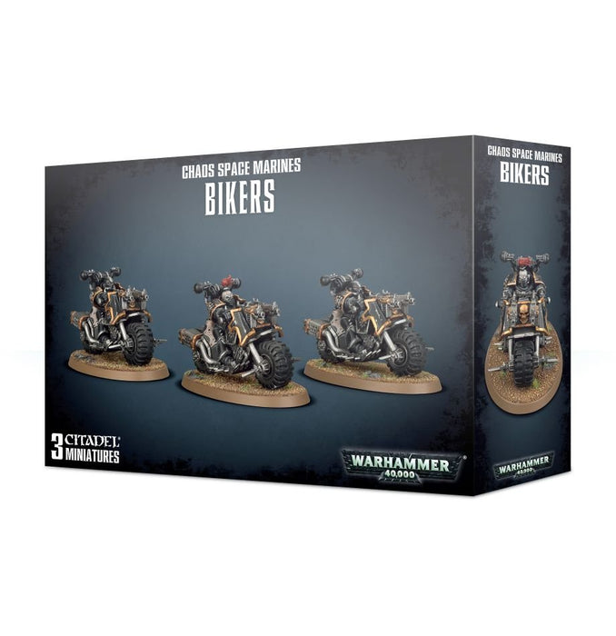 Warhammer 40K: Chaos Space Marines - Bikers - for just $48.50! 