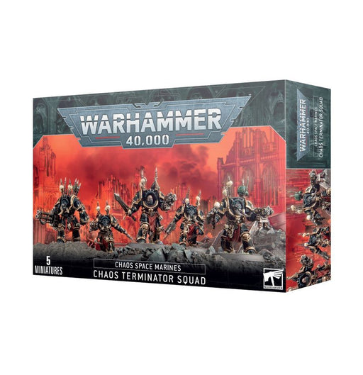 Warhammer 40k: Chaos Space Marines - Chaos Terminator Squad - for just $64.99! 