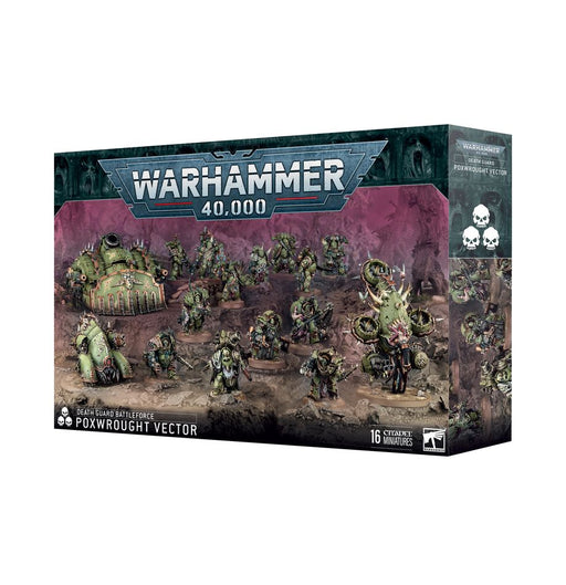 Warhammer 40k: Death Guard - Poxwrought Vector Battleforce - for just $239.99! 
