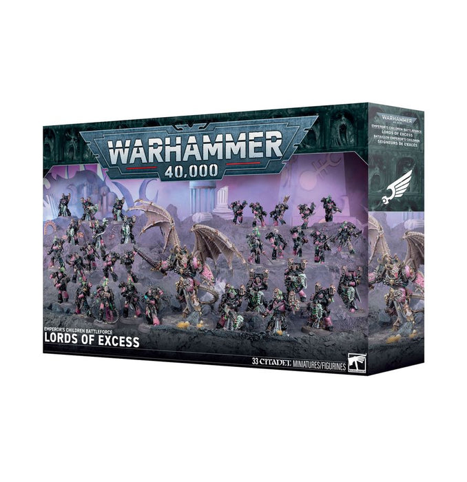 Warhammer 40k: Emperor's Children - Lords of Excess Battleforce - for just $249.99! 