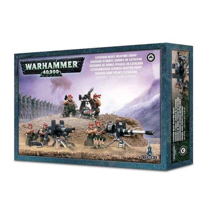 Warhammer 40K: Astra Militarum - Catachan Heavy Weapon Squad - for just $45! 