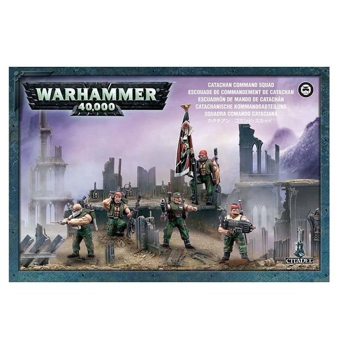 Warhammer 40K: Astra Militarum - Catachan Command Squad - for just $39! 