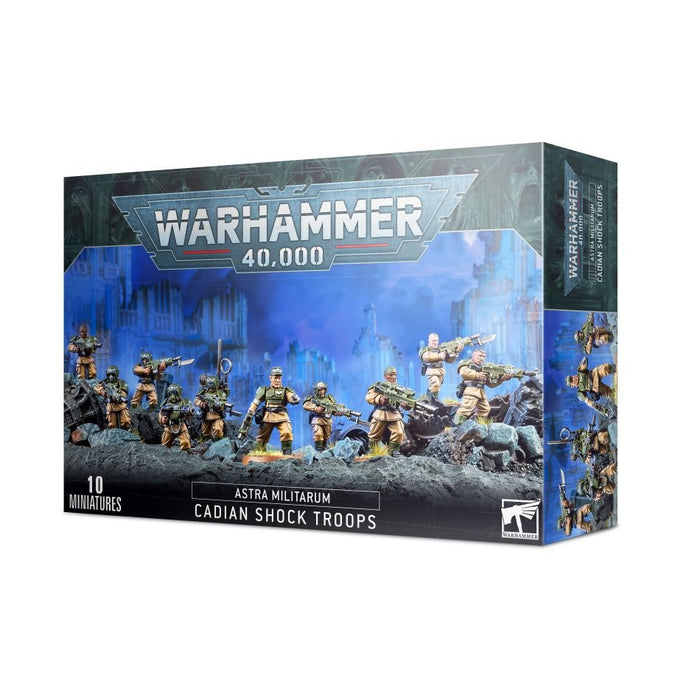 Warhammer 40K: Astra Militarum - Cadian Shock Troops - for just $50! 