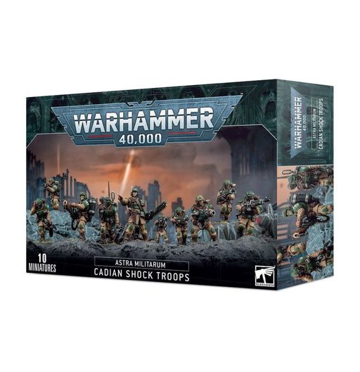 Warhammer 40k Astra Militarum Cadian Shock Troops - for just $52.99! 