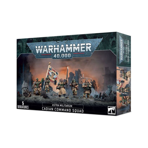 Warhammer 40K: Astra Militarum - Cadian Command Squad - Just $45! Shop now at Retro Gaming of Denver